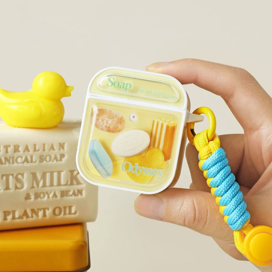 Yellow Duck Soap Odyssey Case for AirPods