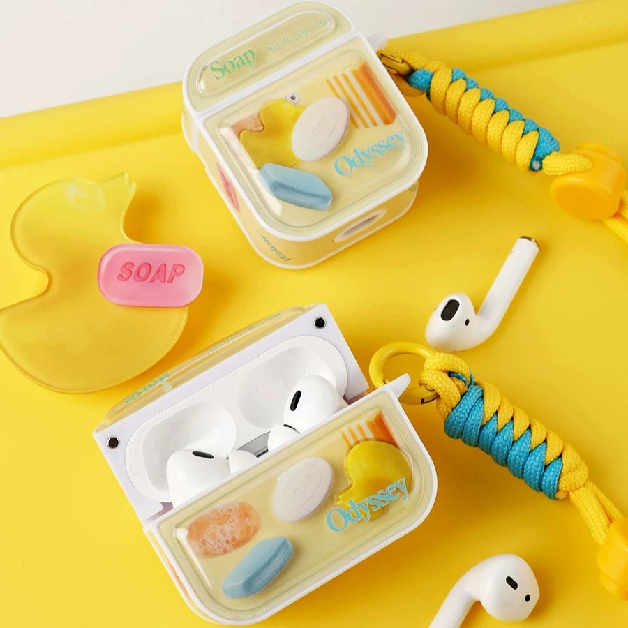 Yellow Duck Soap Odyssey Case for AirPods
