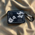 Black Retro Floral Case for AirPods